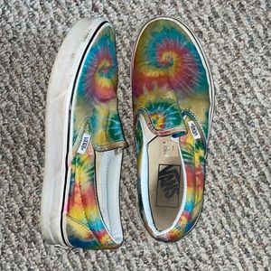 Tie dye Vans size men’s 5.5 Women’s 7
